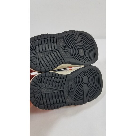 Nike Dunk Low Halloween Safety Orange Black Toddler Size 4.5C - Picture 6 of 7